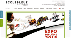 Desktop Screenshot of ecole-bleue.fr